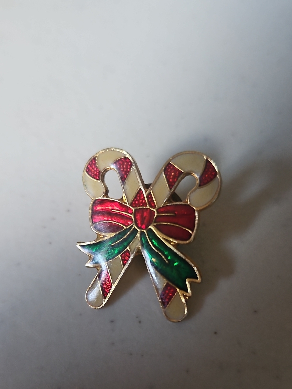 Christmas Pin Enamel Candycane Cute For The Holidays